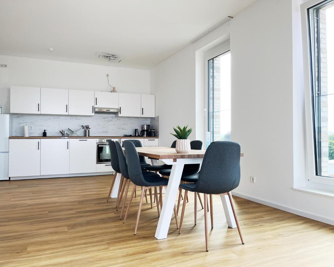 Moderne Apartments Im Herzen Der Stadt I Private Tiefgarage Mit Ladesaeulen I Home2Share Ibbenbueren Bagian luar foto